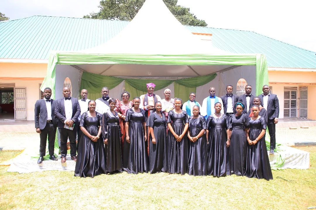 With the Clergy after the Service